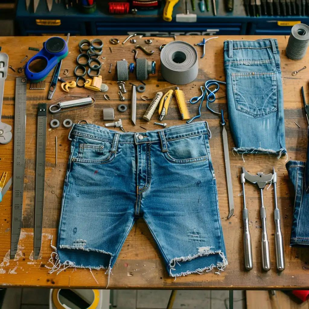 DIY: Je Oude Jeans tot Bermuda Transformeren
